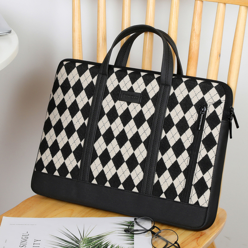 格莱斯笔记本手提包牛津布商务