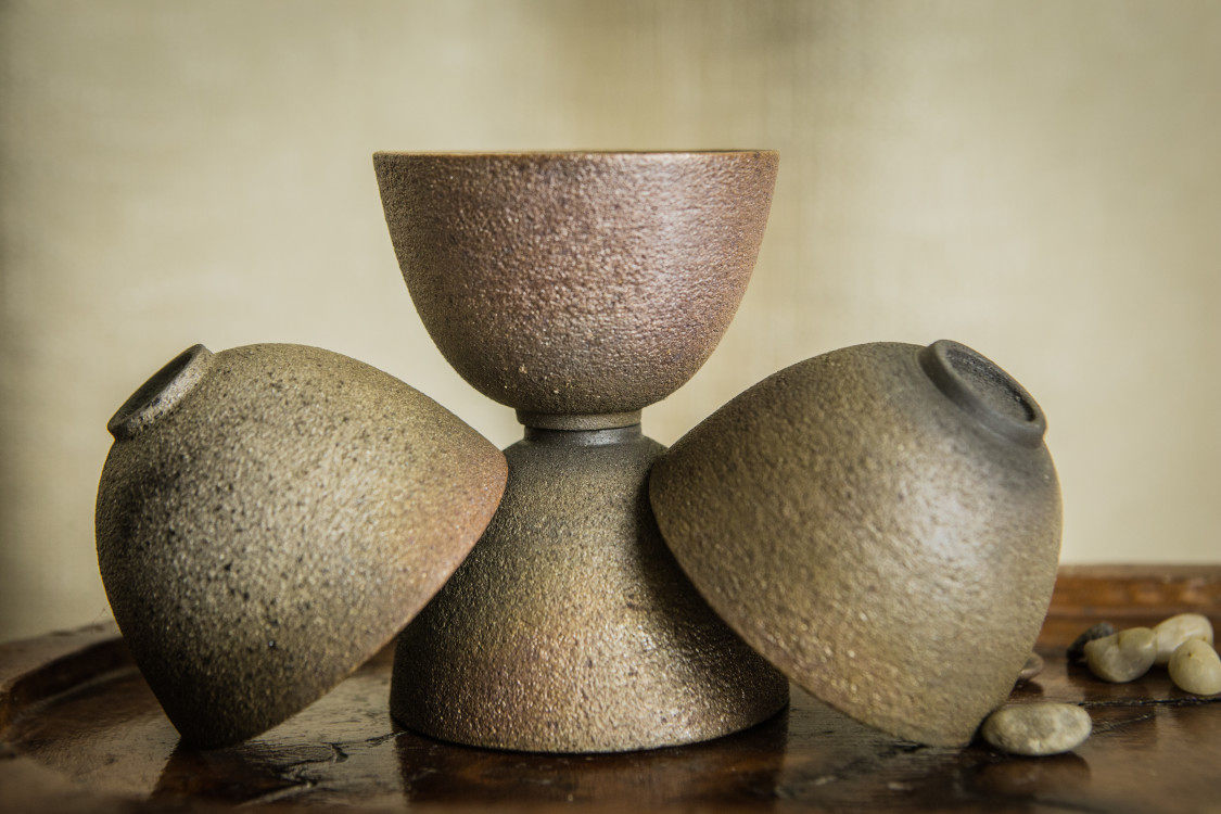 新品包邮荥经黑砂全手工茶杯陶瓷品茗杯个人杯茶碗茶具泡茶杯单杯