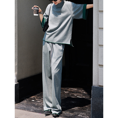 大牌套装上衣T恤休闲裤