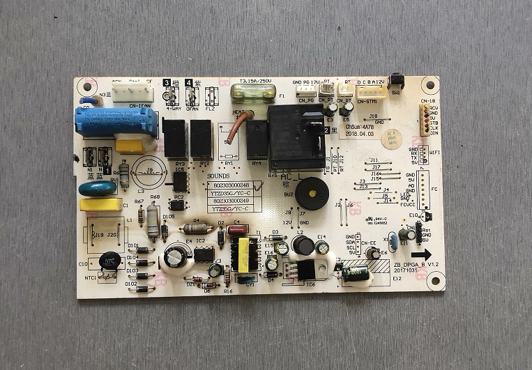 适用月兔空调控制板电脑板主板ZB-DPGA-B V1.2  YTZD35G/YC-C