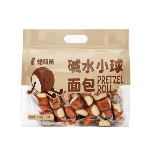 山姆代购碱水小球面包600g