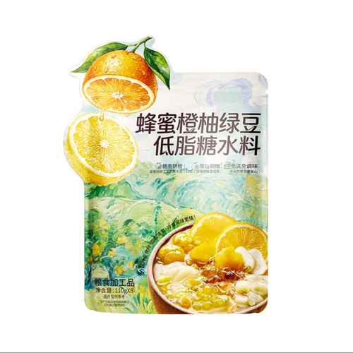 山姆代购蜂蜜橙柚绿豆低脂糖水料