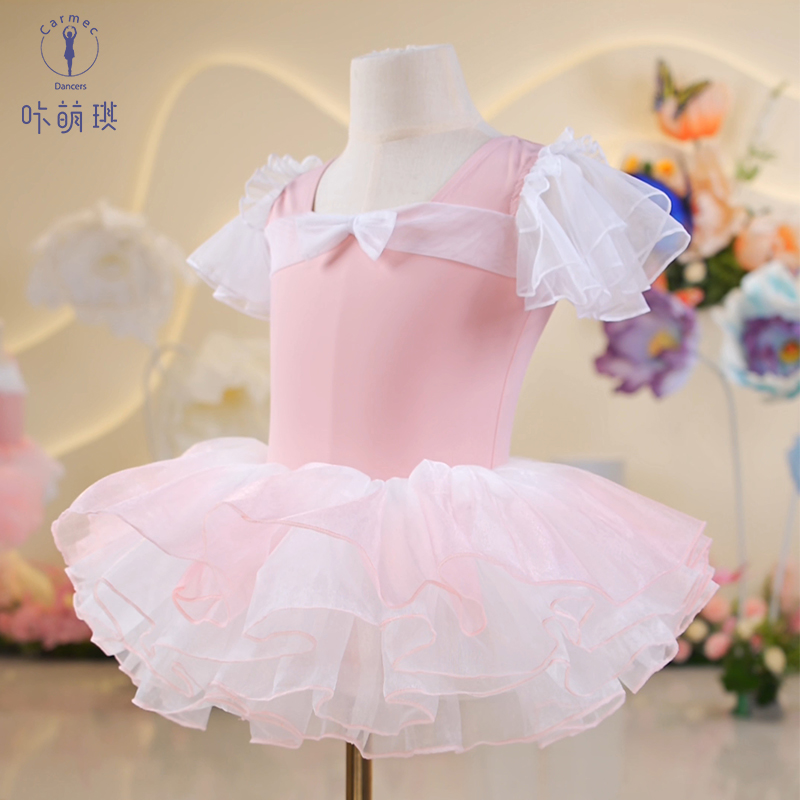 儿童舞蹈服女童芭蕾舞练功服