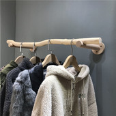 货架 陈列衣架墙上置衣架壁挂童装 服装 店上墙展示架树枝挂衣杆女装