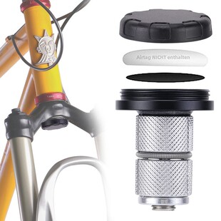 自行车airtag防盗碗组保护壳公路山地车前叉下管支架膨胀锁紧支架