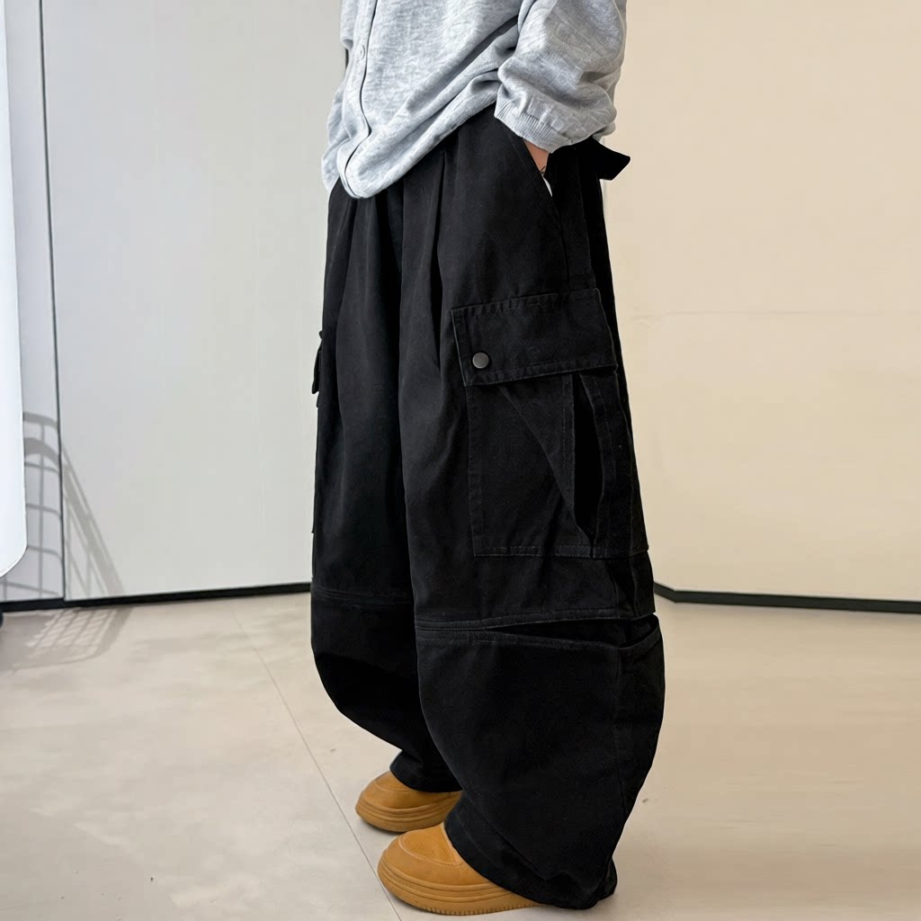 男童裤子冬季儿童加绒一体绒休闲
