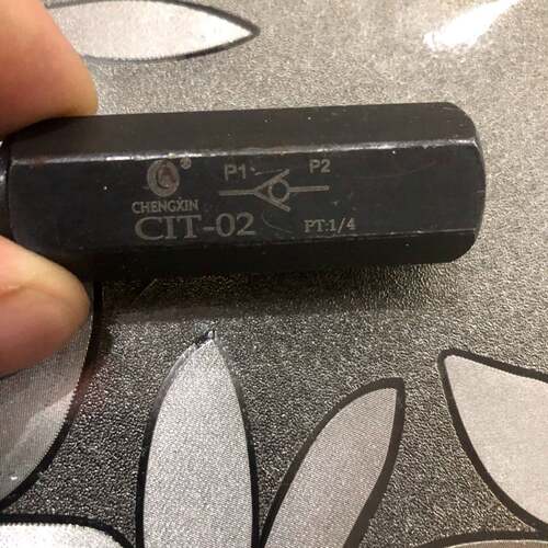 可维修，CHENGXIN管式单向阀CIT-02液压逆止回阀