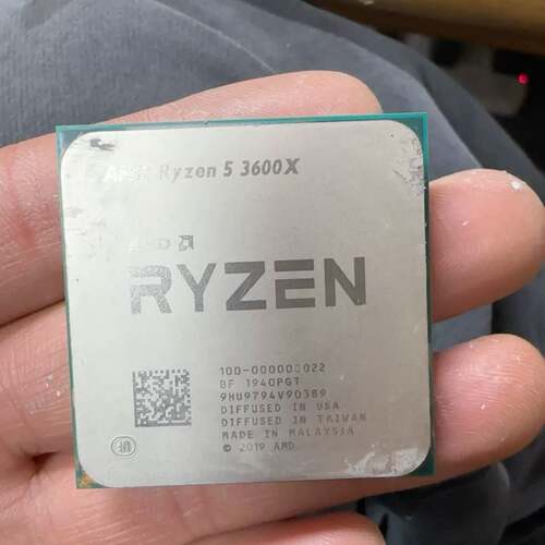 议价AMD R5 3600X 处理器CPU，无任何问题，实物图拍可维修翻新