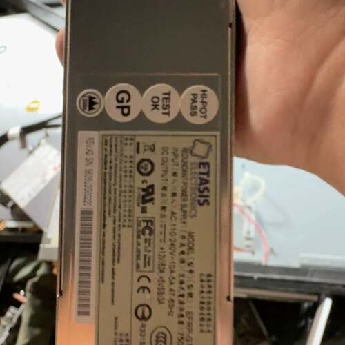 议价98新ETASIS 亿泰兴 750W电源型号EFRP-G7可维修翻新