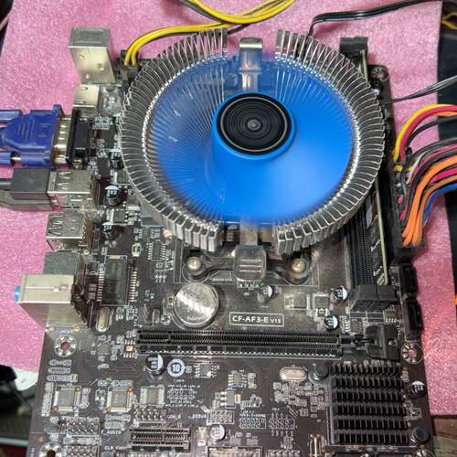 议价A68M-E全固态FM2b主板加A8-7500CPU,加4可维修翻新