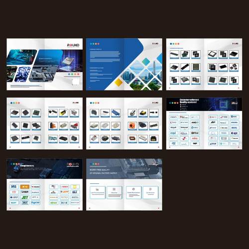 芯片/连接器/科技公司/外贸公司画册宣传册图册设计印刷