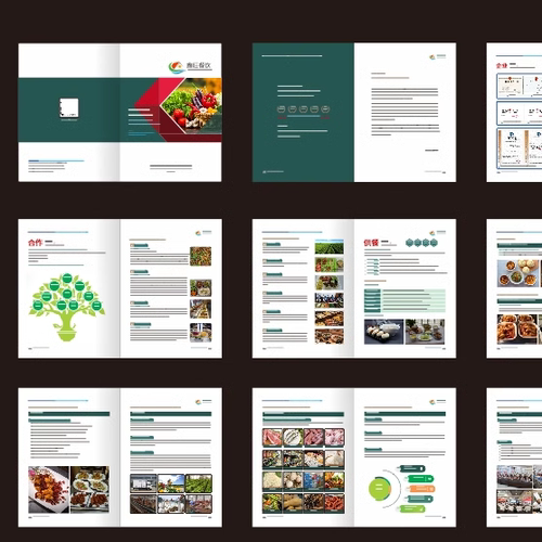 餐饮食材蔬菜配送食堂承包膳堂供餐方案运营管理菜品人员培训画册