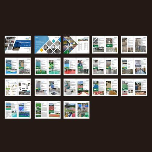 地坪环氧胶粘石露骨料水洗石沥青改色砂基路面陶瓷颗粒画册设计印