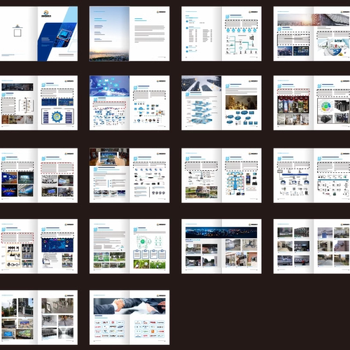 弱电安防监控智能家居综合布线停车场门禁智慧消防充电桩画册印刷