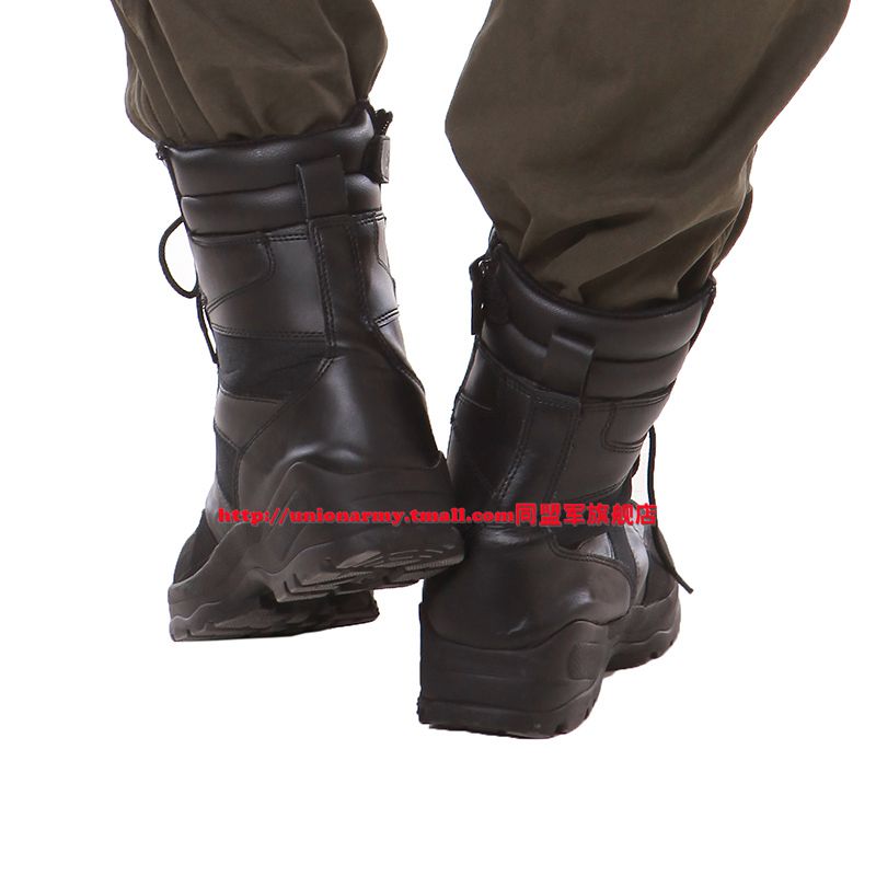 Boots militaires pour homme UNION ARMY en cuir - Ref 1402677 Image 4