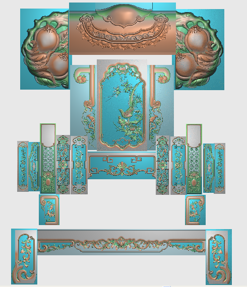 汉宫百花齐放沙发精雕图浮雕图檀雕花鸟精品凤凰鹤宝座整套雕刻图,商务/设计服务,设计素材/源文件,淘宝优惠券,粉丝福利购,淘宝优惠卷