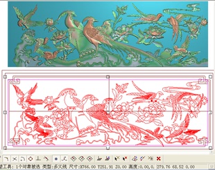 牡丹背板精雕图浮雕刻图灰度图檀雕花鸟中板 提子宝座小靠背花板
