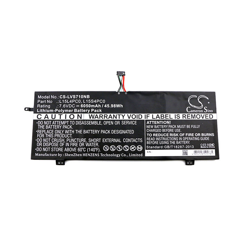 cs适用联想 ideapad 710s笔记本电池厂家直供l15l4pc0/l15s4pc0