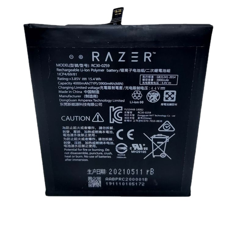 适用雷蛇/RAZER2电池 雷蛇2游戏手机电池 RC30-0259全新电板电池