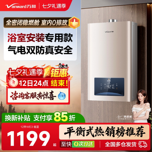 [浴室安装专用]万和燃气热水器