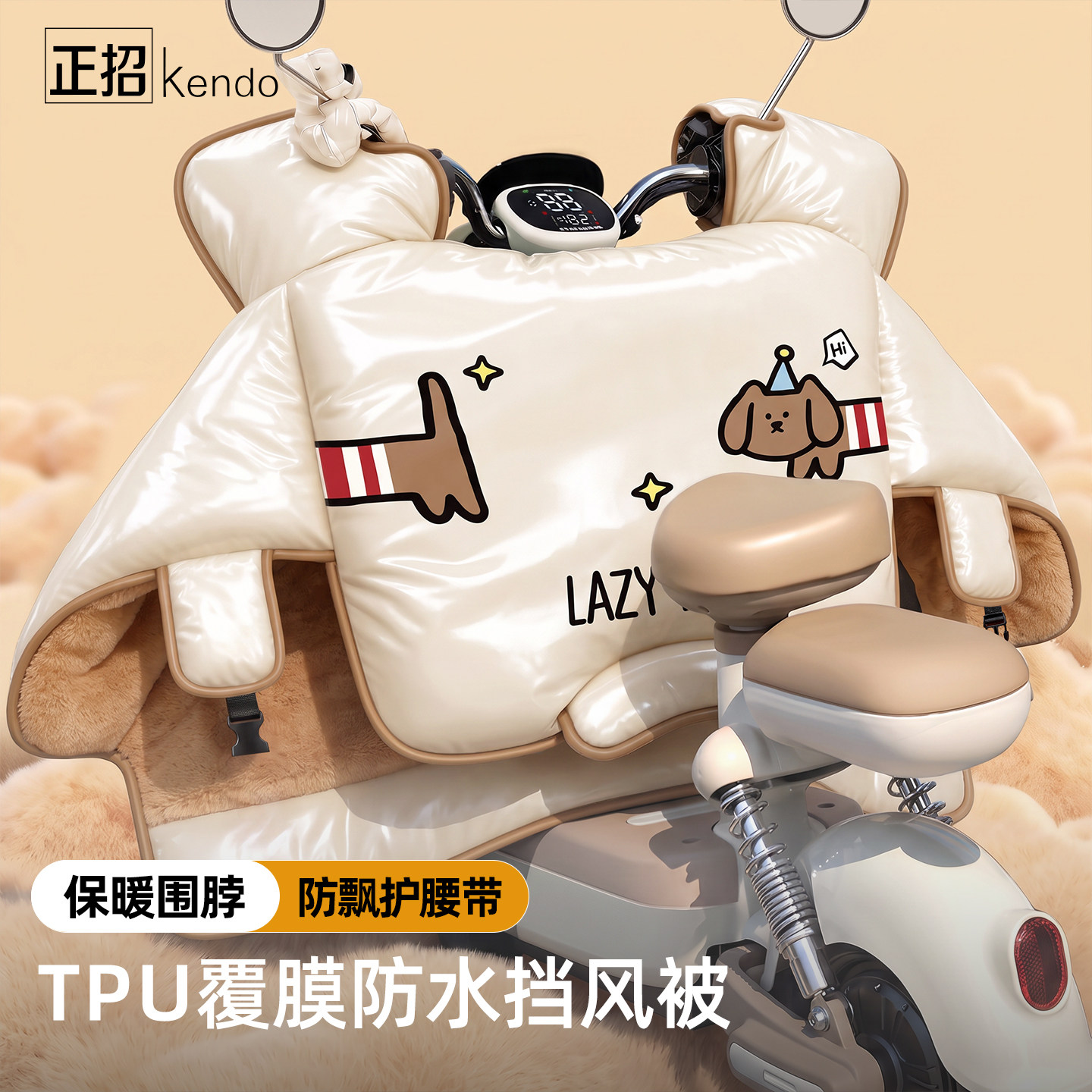 小型电动电瓶车挡风被冬季加绒加厚加大防风防水四季通用2026新款