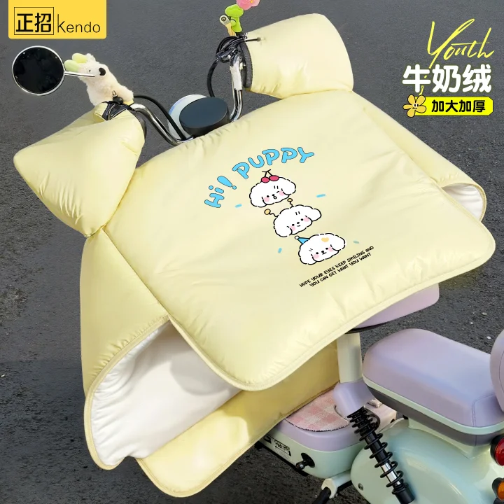 电动车挡风被冬加大加厚防风御寒