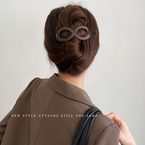 拉福盘发器亚克力韩国鸭嘴夹发夹