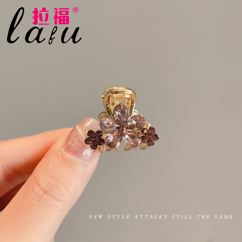 拉福抓夹高级感侧边刘海发夹头饰