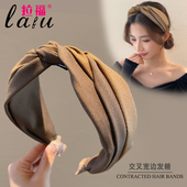 高级感发箍女2026新款 网红高颅顶发带洗脸头箍宽边压发卡发捆头饰