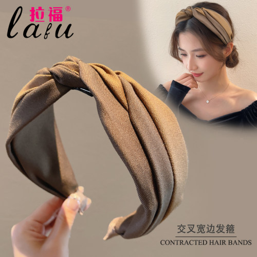 拉福发箍高级感洗脸压发头箍头饰