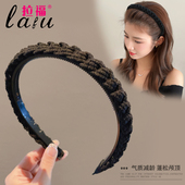 黑色发箍女2025新款 专用洗脸防滑带齿头箍女款 发带压发卡发捆头饰