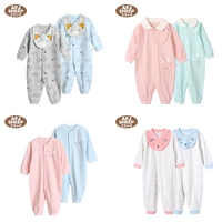 Комбинезон подходит для мужчин и женщин для девочек, осенний удерживающий тепло милый лонгслив для новорожденных, детское боди