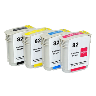 雄彩适用 惠普hp500绘图仪 hp800墨盒HP 510 10 82号墨水盒 4844油墨Designjet 500Plus彩色打印机墨水C4844A