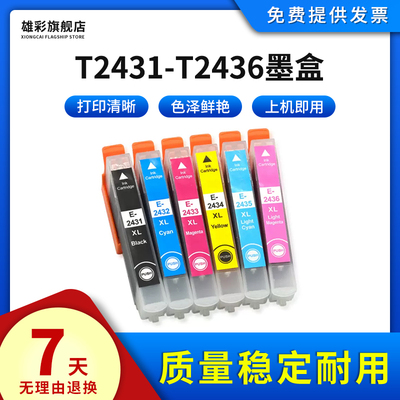 雄彩爱普生T2431-T2436墨盒