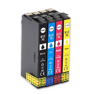 雄彩适用爱普生T812XL EC-C7000墨盒WF-7840 7845 7830 7840 7820打印机油墨盒WF-3820 4820 4830 4834墨水盒