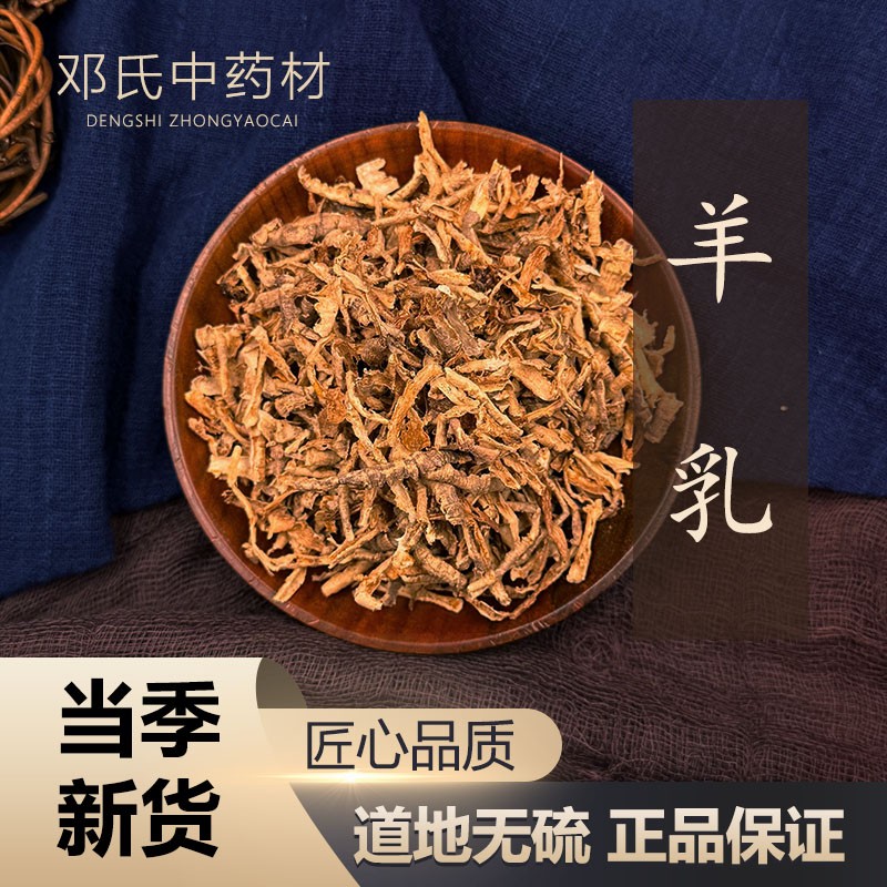 野生山海螺 四叶参 羊乳 中药材 羊乳跟 实体店 50克