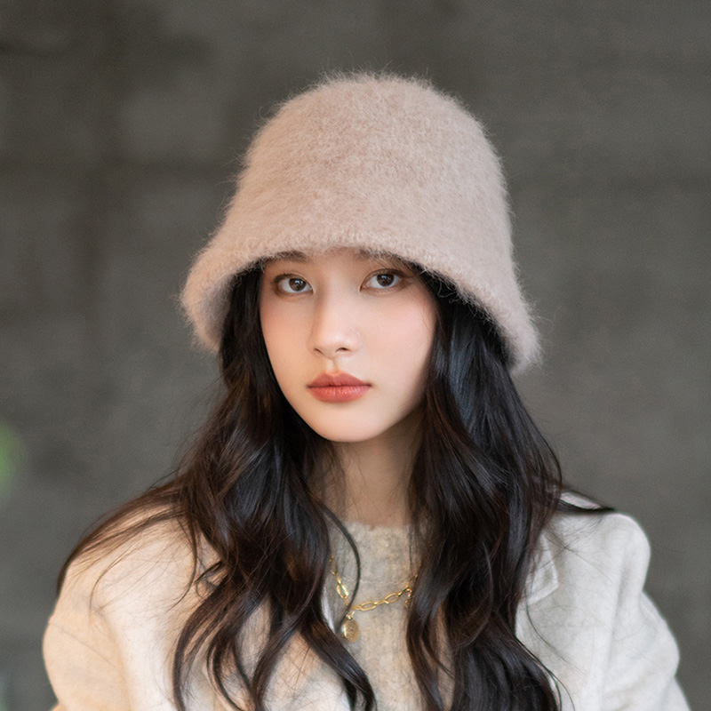 疯帽子与爱丽丝安哥拉兔毛渔夫帽