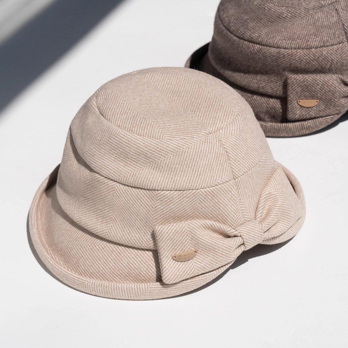 疯帽子 时尚百搭卷边渔夫帽 秋冬季显脸小盆帽文艺蝴蝶结帽子新品,服饰配件/皮带/帽子/围巾,帽子,淘宝优惠券,粉丝福利购,淘宝优惠卷