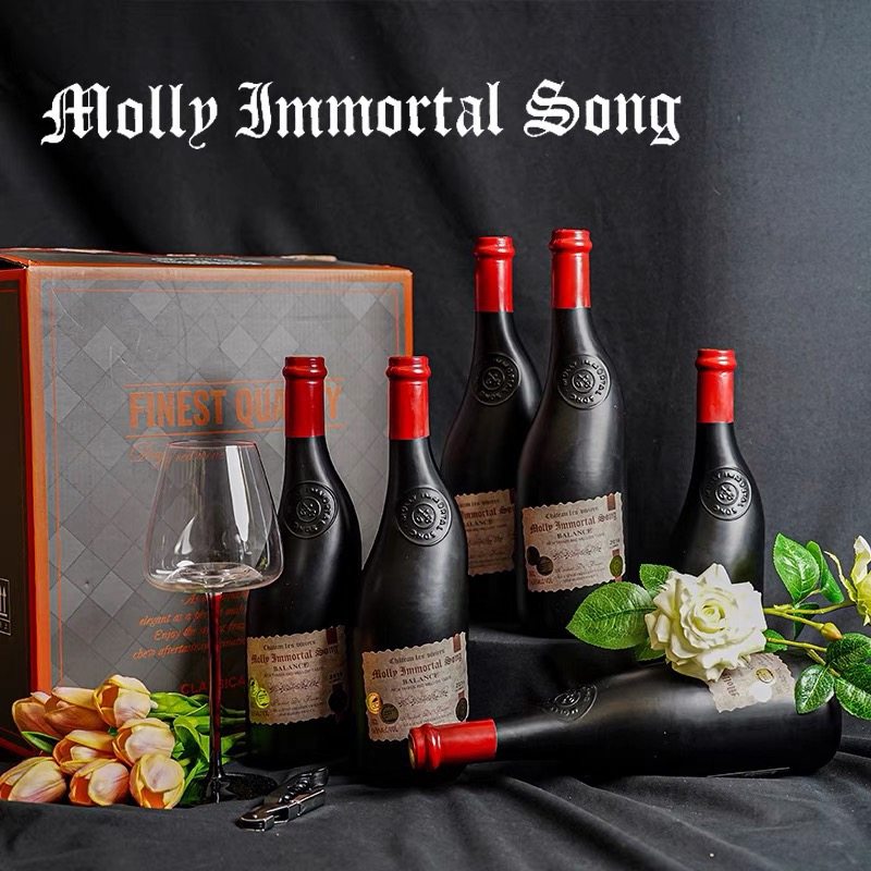 法国木妮仙歌古堡干红葡萄酒红酒歪脖子红酒750ml*6瓶整箱