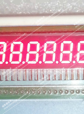 数码管0.36英寸六位 3661AS共阴 /3661BS共阳 7+7=14脚 高亮红光