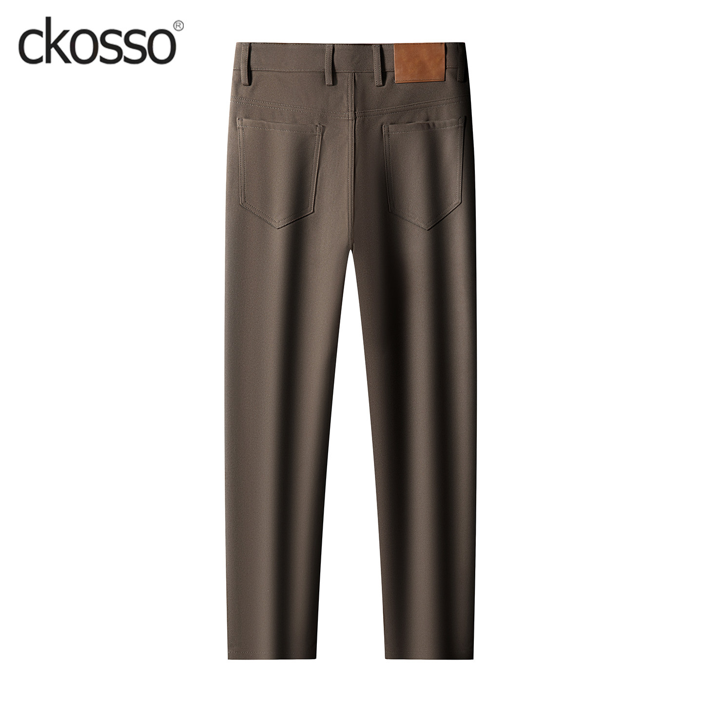 高品质直筒男裤子弹力抗皱通勤百搭长裤2026新款春季中厚休闲西裤