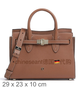 德国代购 Farah系列牛皮手提单肩斜挎包中号 AIGNER爱格娜24新款