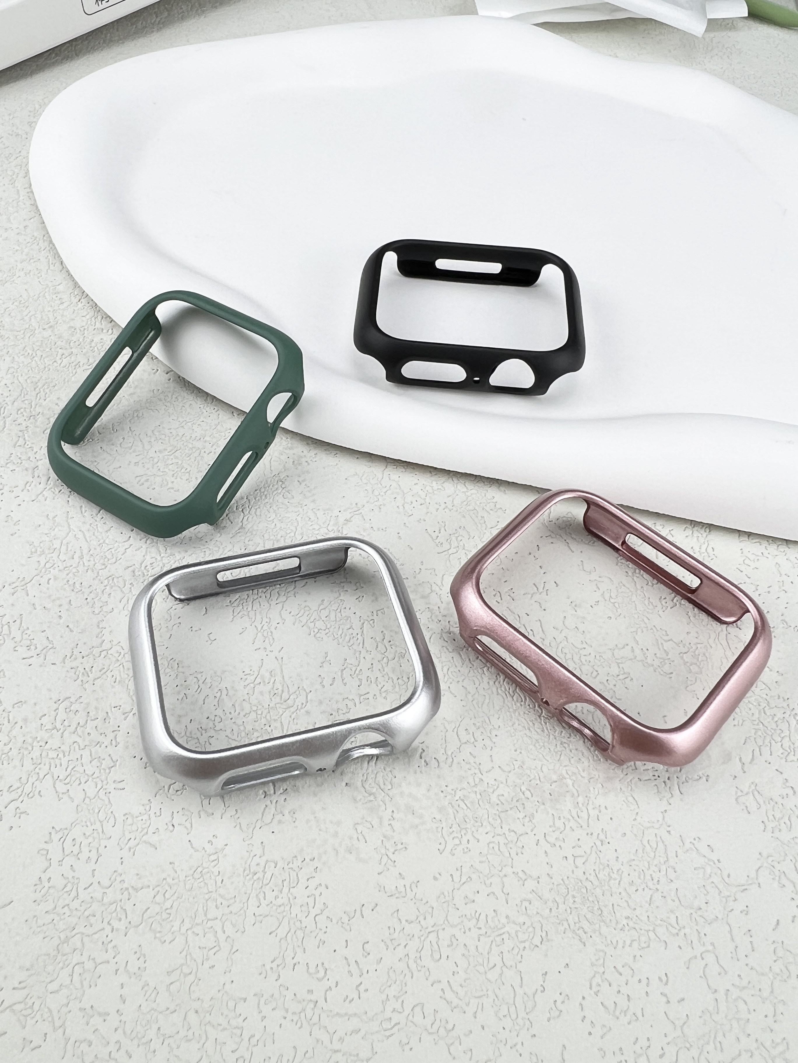 PC SEMI-WRAPPED HARD SHELL FOR APPLEWATCH8 APPLE S9 WATCH IWATCH765432 GENERATION SE UNIVERSAL ULTRA