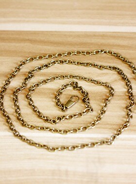 40/120CM圆字/0字链手工包古铜色金属链条 手作箱包口金包包链子