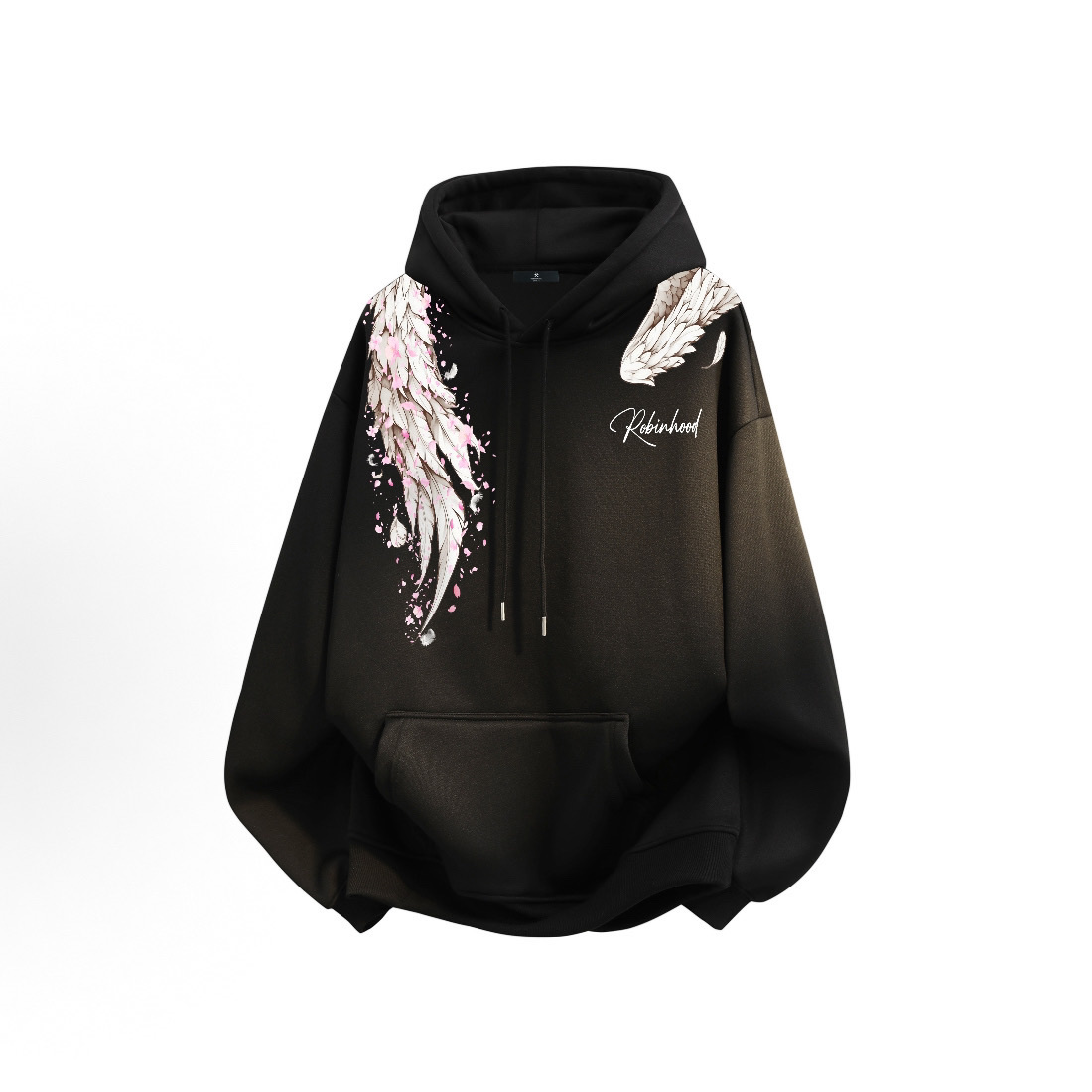 美式复古套头嘻哈高端肩章羽毛翅膀印花效果字母logo印花连帽卫衣,女装/女士精品,卫衣/绒衫,淘宝优惠券,粉丝福利购,淘宝优惠卷