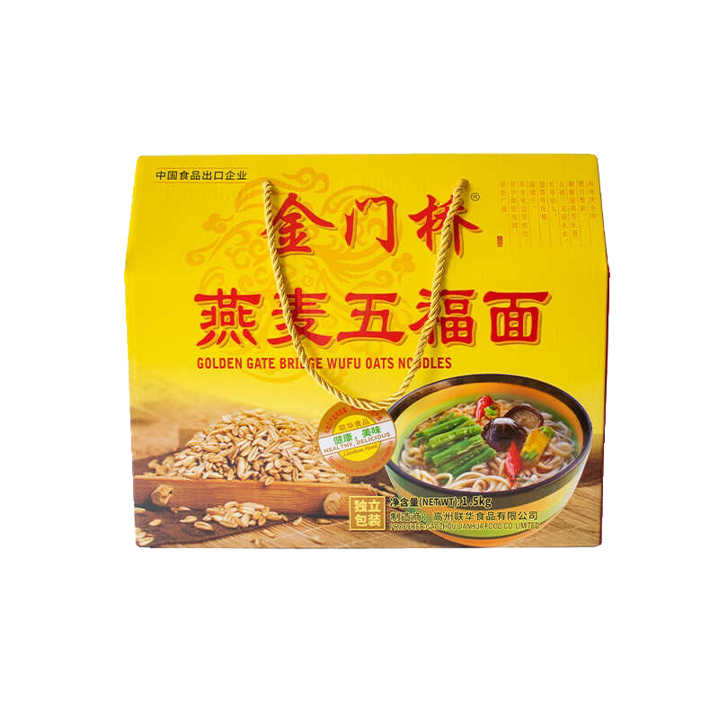 金门桥燕麦五福面低脂无添加