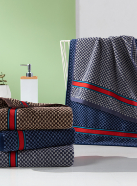 洁玉莱茵风尚毛巾A类无荧光纯棉成人家居洗脸柔软吸水JQ3005F