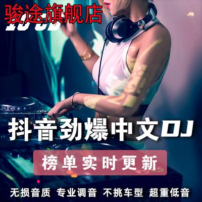 车载cd碟片中文dj无损高音质流行歌曲重低音劲爆舞曲黑胶音乐光盘