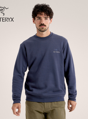 ARC'TERYX始祖鸟 EMBLEM FLEECE CREW 男子 抓绒衫