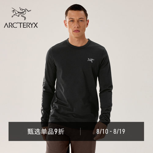 ARC'TERYX始祖鸟 CAPTIVE ARC'WORD LS 透气 男子 棉质长袖T恤